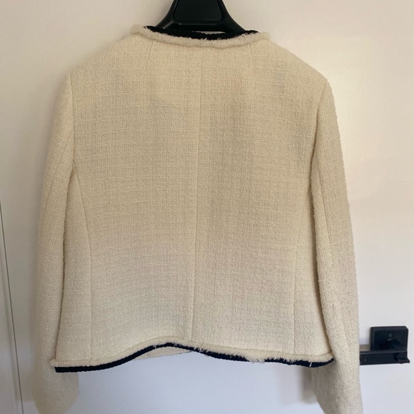 Jcrew lady jacket in marintime tweed size 4 - Picture 2 of 3